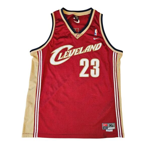 Nike LeBron James Cleveland Cavaliers #23 Swingman Vintage Jersey Size XL - Picture 1 of 5